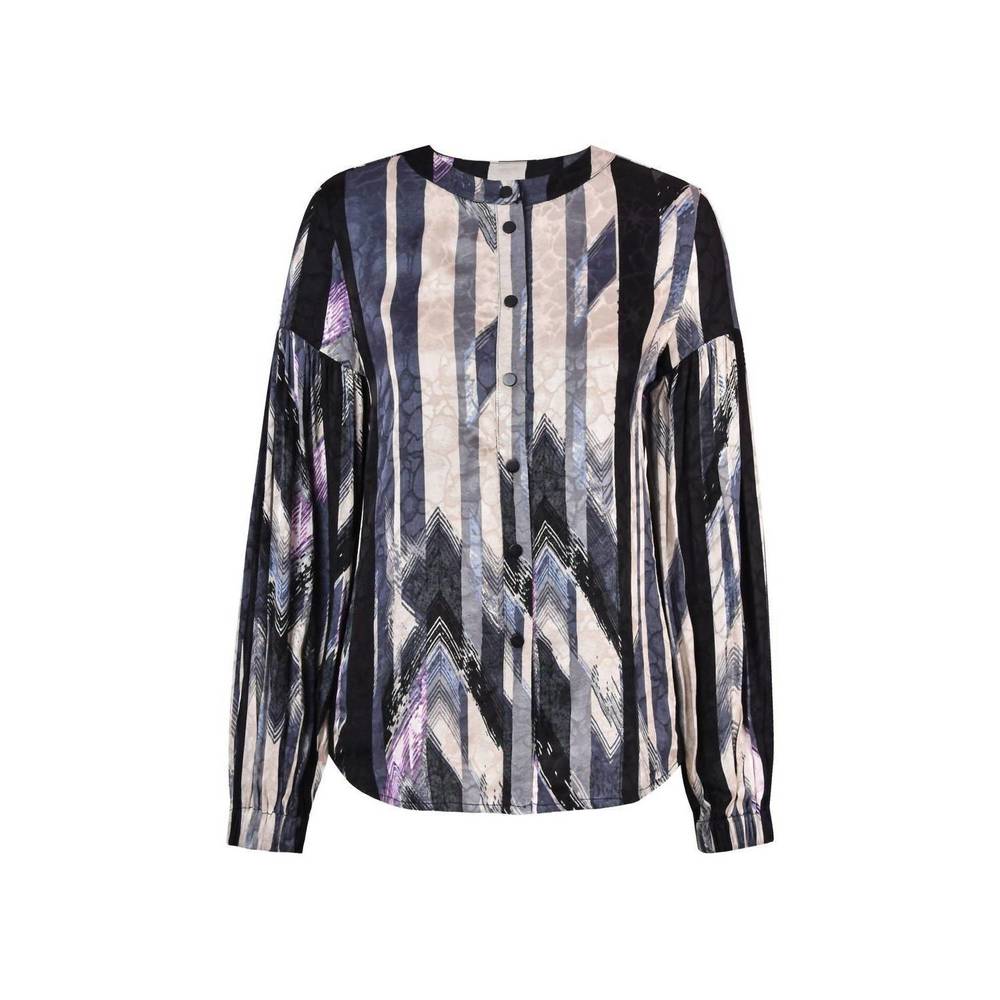 NEW NU DENMARK karen shirt in black mix - Picture 5 of 6